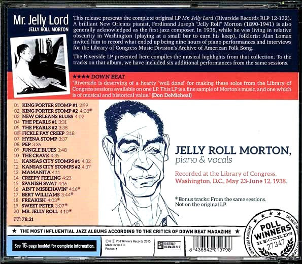 Jelly Roll Morton - Mr. Jelly Lord (CD)