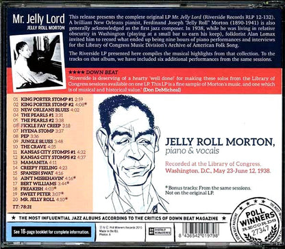 Jelly Roll Morton - Mr. Jelly Lord (CD)