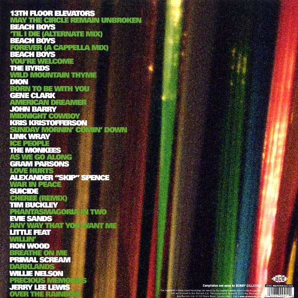 Gene Clark, The Byrds, Little Feat, Primal Scream, Etc. - Bobby Gillespie Presents Sunday Mornin' Comin' Down (2xLP) (180g) (LP) - PureSound Records