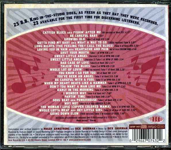 BB King - Here's One You Didn't Know About: From The RPM & Kent Vaults (CD)