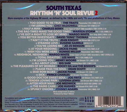 Ronnie Milsap, The Traits, Lee Maye, Etc. - South Texas Rhythm 'N' Soul Revue 2: From The Vaults Of Crazy Cajun Records (CD)