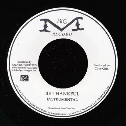 Donovan Carless - Be Thankful  /  Version (7")