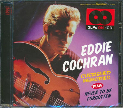 Eddie Cochran - Cherished Memories + Never To Be Forgotten (2 albums on 1 CD) (30 tracks) (+8 bonus tracks) (incl. 16-page booklet) (remastered) (24-bit master (CD)