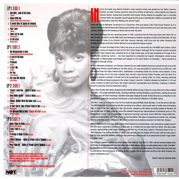 Carla Thomas - Gee Whiz (2xLP) (LP) - PureSound Records