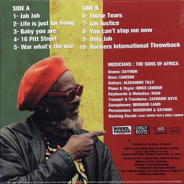 Norris Reid, The Sons Of Africa - Rockers International Throwback (LP) - PureSound Records