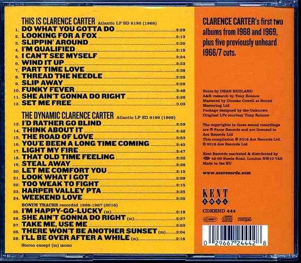 Clarence Carter - This Is Clarence Carter + The Dynamic Clarence Carter (CD)