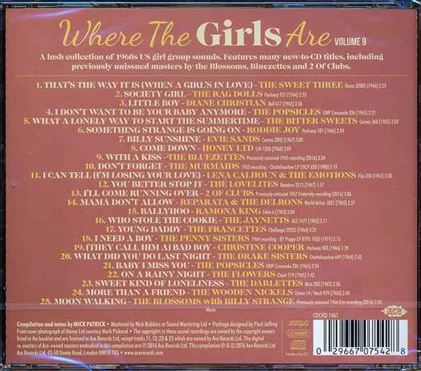Various - Where The Girls Are Volume 9 (CD)