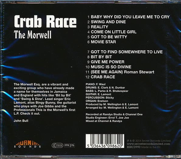 Morwells - Crab Race (CD)