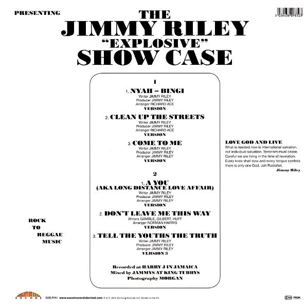 Jimmy Riley - Showcase (ltd. ed.) (LP) - PureSound Records