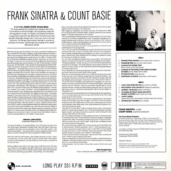 Frank Sinatra & The Count Basie Orchestra - Frank Sinatra & The Count Basie Orchestra (ltd. ed.) (LP) - PureSound Records