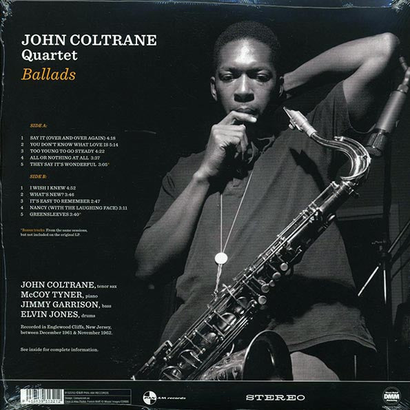 John Coltrane Quartet - Ballads (+2 bonus tracks) (ltd. ed.) (LP) - PureSound Records
