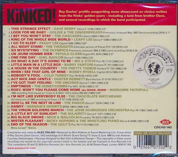 Various - Kinked! Kinks Songs & Sessions 1964-1971 (CD)