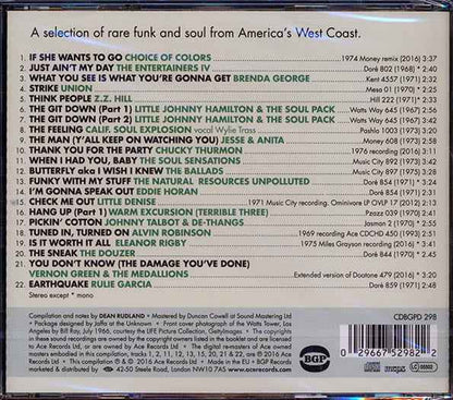 Various - California Soul: Funk & Soul From The Golden State 1967-1976 (CD)