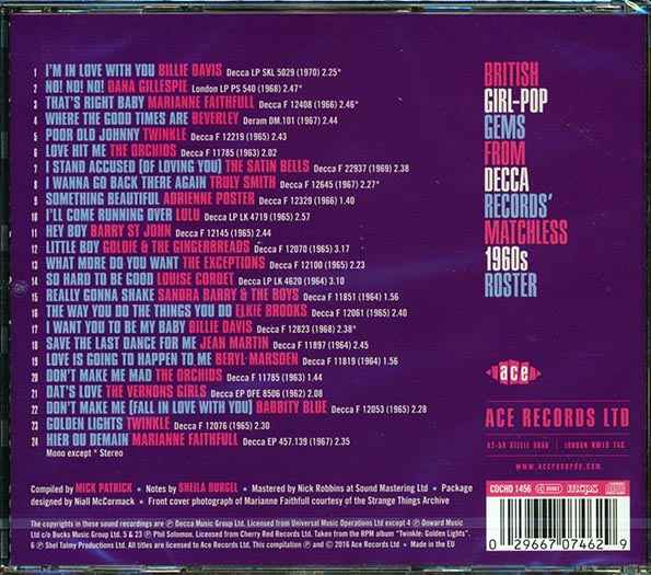 Various - Love Hit Me! Decca Beat Girls 1962-1970 (CD)