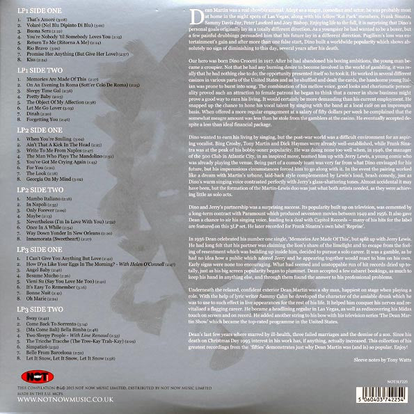 Dean Martin - The Platinum Collection (3xLP) (LP) - PureSound Records