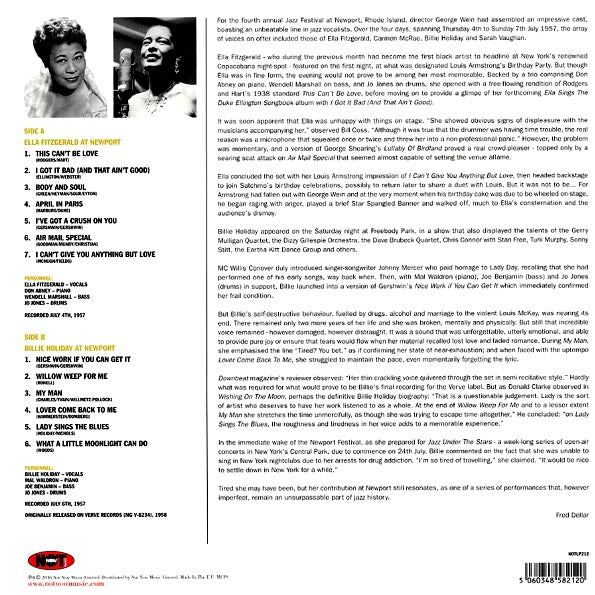 Ella Fitzgerald, Billie Holiday - At Newport (LP) - PureSound Records