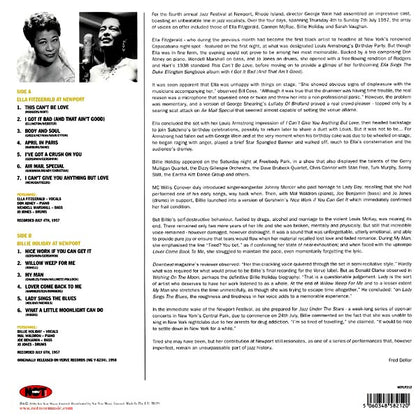 Ella Fitzgerald, Billie Holiday - At Newport (LP) - PureSound Records