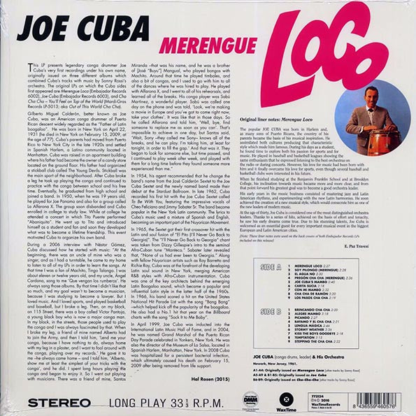 Joe Cuba - Merengue Loco (ltd. ed.) (LP) - PureSound Records