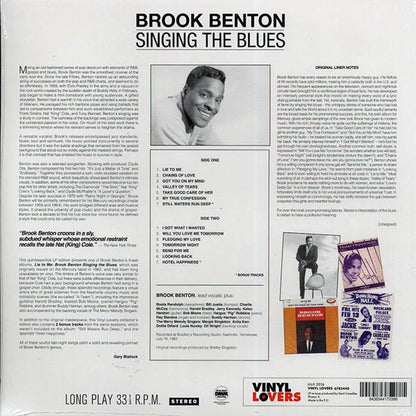 Brook Benton - Lie To Me: Singing The Blues (ltd. ed.) (LP) - PureSound Records