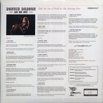 Bonnie Dobson & Her Boys - Take Me For A Walk In The Morning Dew (ltd. 500 copies made) (LP)