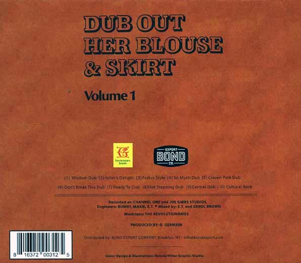 The Revolutionaries, Bunny Tom Tom, Maxie, Errol Brown - Dub Out Her Blouse & Skirt Volume 1 (CD)