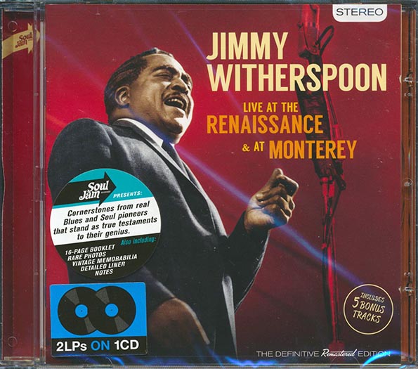 Jimmy Witherspoon - Live At The Renaissance & At Monterey (20 tracks) (2xCD) (incl. large booklet) (remastered) (CD)