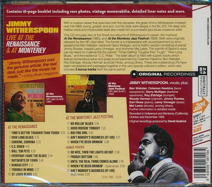 Jimmy Witherspoon - Live At The Renaissance & At Monterey (20 tracks) (2xCD) (incl. large booklet) (remastered) (CD)