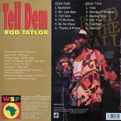 Rod Taylor - Tell Dem (1999 FIRST PRESS) (LP)