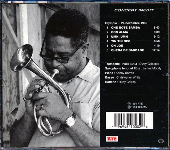 Dizzy Gillespie & His Quintet - En Concert Avec Europe1: Olympia, 24 Novembre, 1965 (CD)