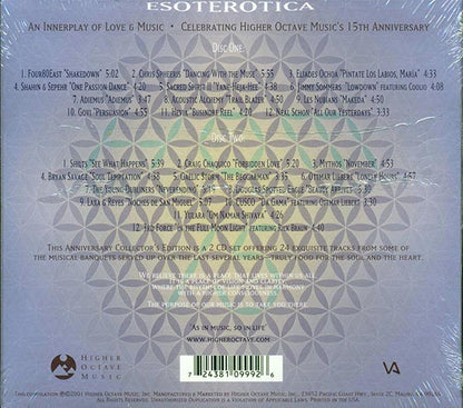 Various - Esoterotica: An Innerplay Of Love & Music Celebrating Higher Octave Music's 15th Anniversary (24 tracks) (2xCD) (CD)