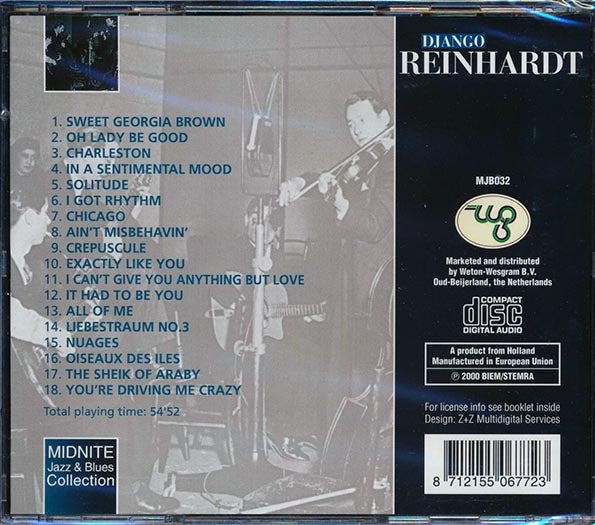 Django Reinhardt - Hot Club De France (CD)