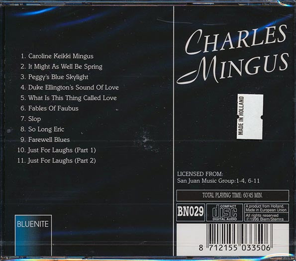 Charles Mingus - Free: Jazz Moods (CD)