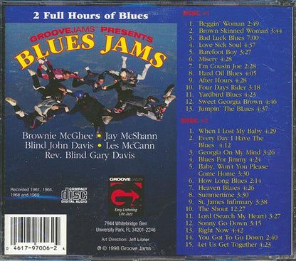 Brownie McGhee, Jay McShann, Blind John Davis, Les McCann, Rev Blind Gary Davis - Blues Jams (28 tracks) (CD)