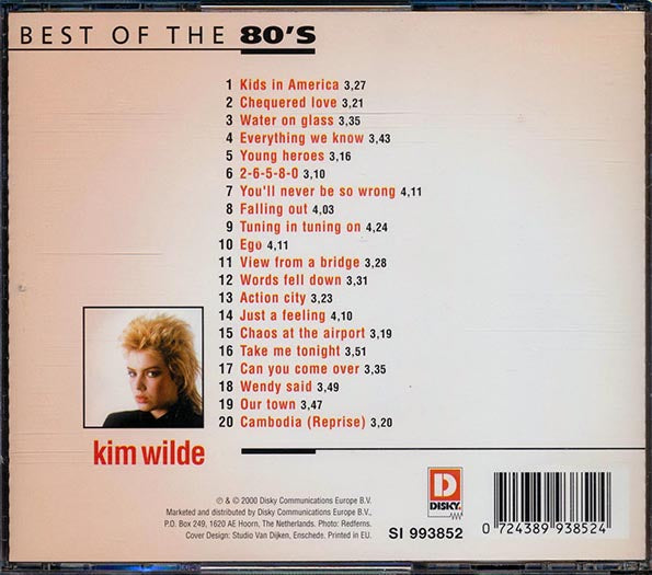 Kim Wilde - Best Of The 80's (CD)
