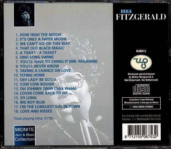 Ella Fitzgerald - The Immortal Voice (CD)