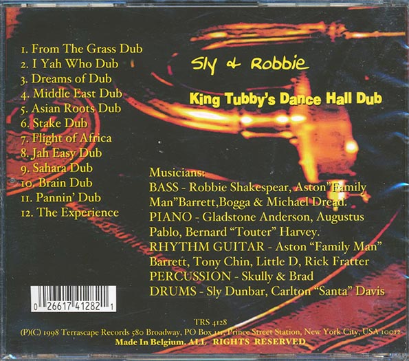 Sly & Robbie - King Tubby's Dance Hall Dub (CD)
