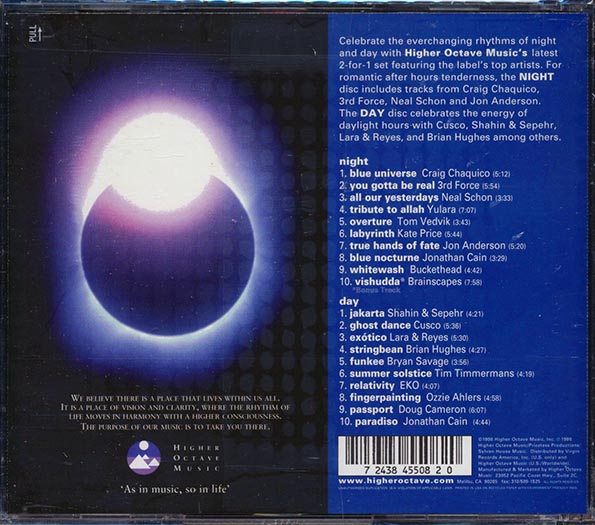 Neal Schon, Brian Hughes, EKO, Brainscapes, Etc. - Night + Day (20 tracks) (CD)