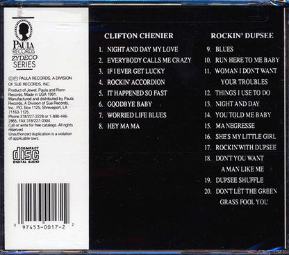 Clifton Chenier, Rockin' Dupsee - Clifton Chenier & Rockin' Dupsee (CD)