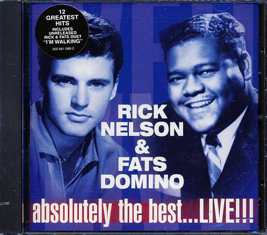 Rick Nelson, Fats Domino - Absolutely The Best: Live!!! (CD)