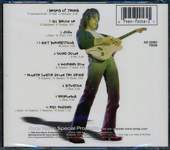 Jeff Beck - Shapes Of Things (CD)