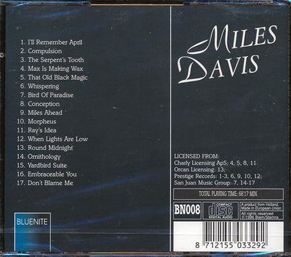 Miles Davis - Cool Jazz Classics (CD)