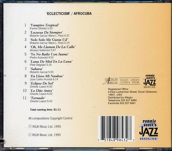 Afrocuba - Eclecticism (CD)