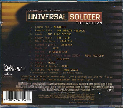 Megadeth, Anthrax, Ministry, Etc. - Music From The Motion Picture: Universal Soldier The Return (CD)