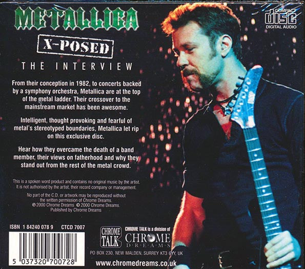 Metallica - X-Posed: The Interview (CD)