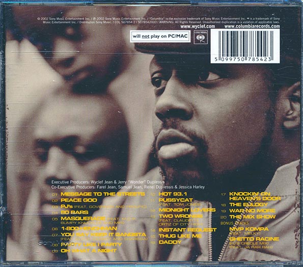 Wyclef Jean - Masquerade (CD)