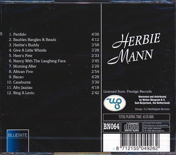 Herbie Mann - Perdido (CD)
