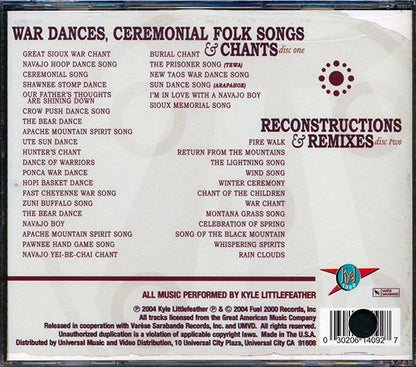Kyle Littlefeather - The Unconquered Spirit: Chants & Trances Of The Native American Indian (38 tracks) (2xCD) (CD)