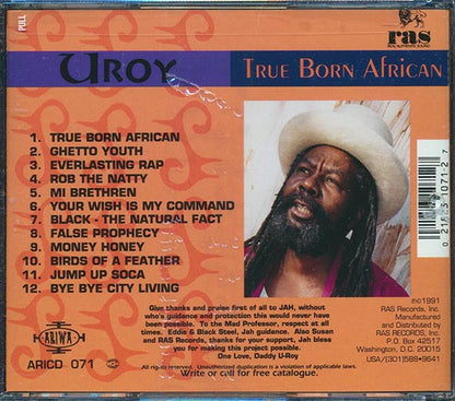 U Roy - True Born African (CD)