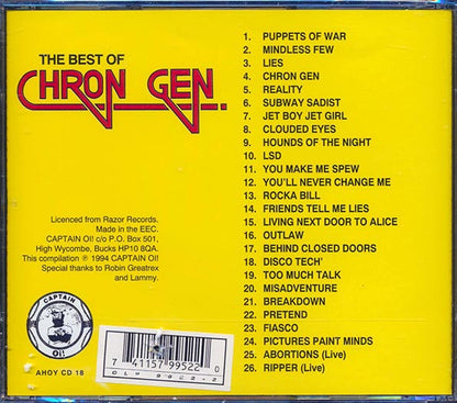Chron Gen - The Best Of Chron Gen (26 tracks) (CD)