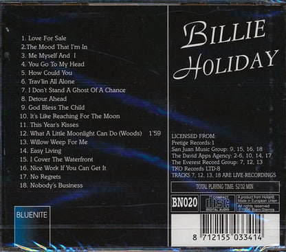 Billie Holiday - The Voice Of Jazz (CD)